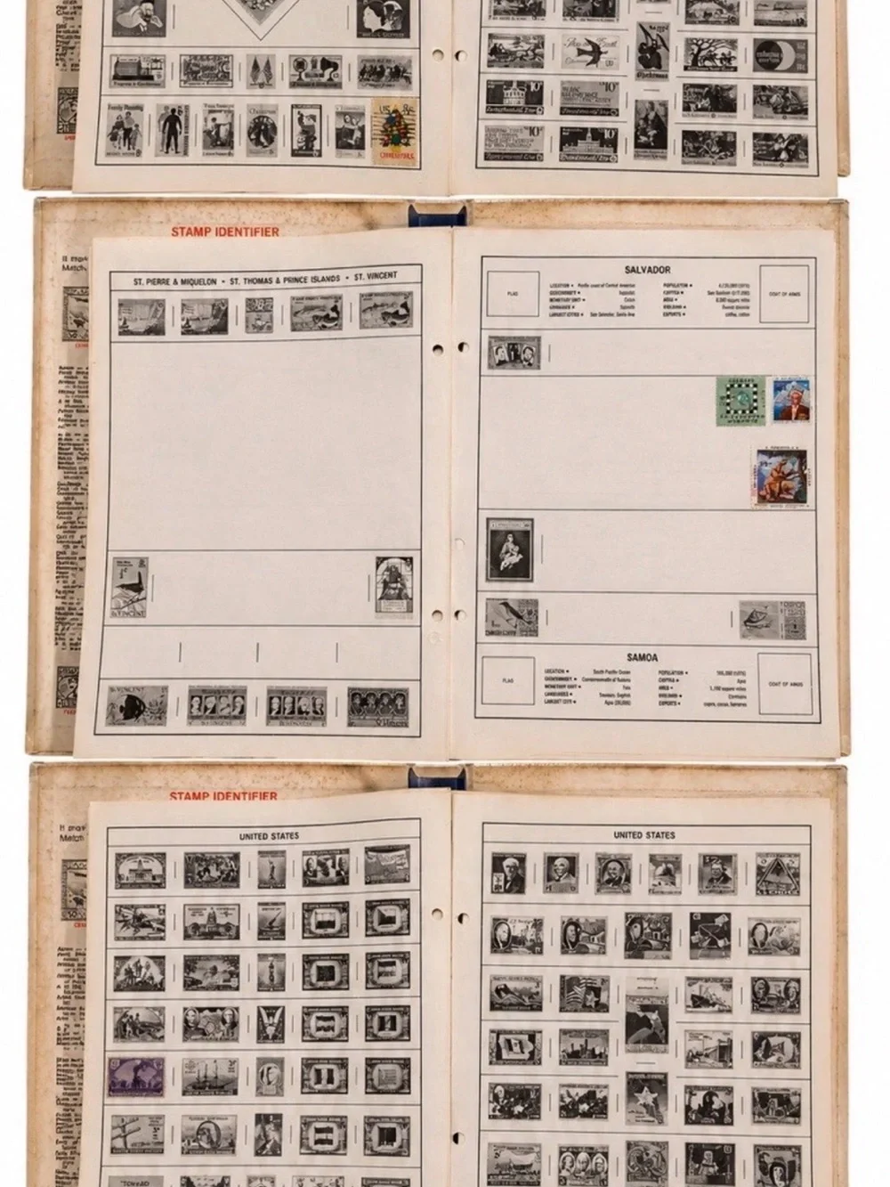 🔥 Vintage Safari World-Wide Stamp Album 1000+ Stamps Canada Germany France 1980🔥 - Picture 11 of 16